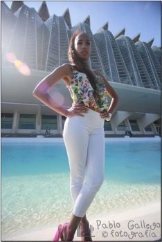 Modelo en la Ciudad de las Ciencias