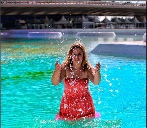 Modelo en el agua | Fotógrafo de moda Pablo Gallego