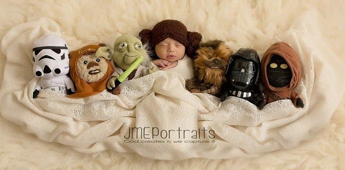 Sesiones newborn dedicadas a Star Wars – Pablo Gallego Fotógrafo de recién nacidos en Valencia