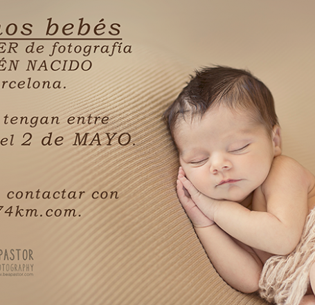 Pablo Gallego Fotógrafo en Valencia asistirá al ‘Taller fotografías de recién nacido’ de Bea Pastor