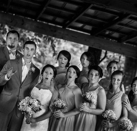 La ‘mala pata’ de un Fotógrafo de bodas produce una foto original y divertida