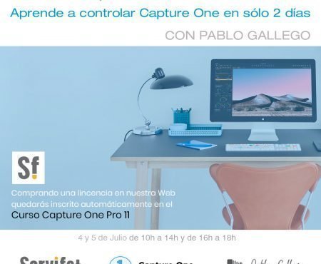CURSO CAPTURE ONE 11, VALENCIA, 4 Y 5 JULIO 2018